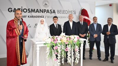 Ersal ve Cami ailelerinin mutlu günü Gaziosmanpaşa İlçe Yönetim Kurulu Üyesi Süleyman Ersal'ın evladı Ahmet Emin