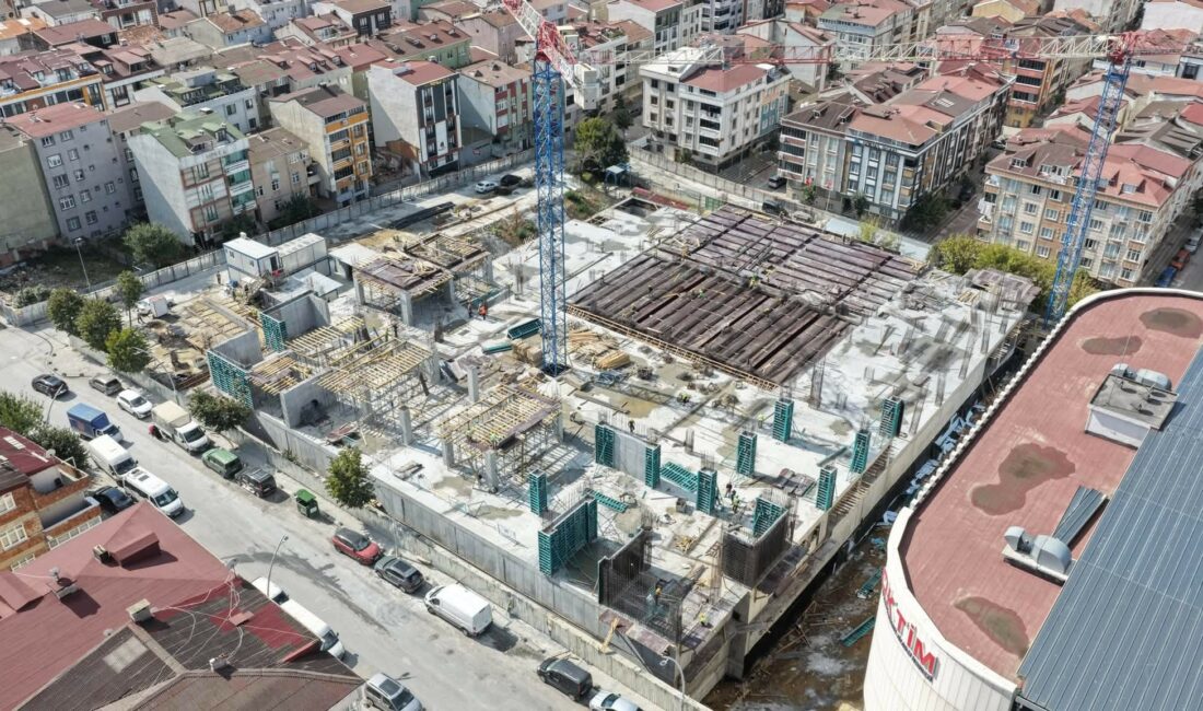 Naim Süleymanoğlu Gençlik Spor ve Yaşam Merkezi Hızla Yükseliyor Mega projeleri hayata geçiren Sultangazi Belediyesi, Naim Süleymanoğlu Gençlik Spor